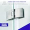 Anzzi Left Drain Tub With 48 x 58 in. tub door in Brushed Nickel, 5 ft. SD1101BN-3260L - alternate 6